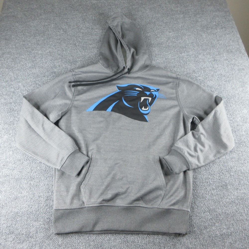 Carolina Panthers Hoodie Mens Medium Gray NFL Football NFL Pro Line Sweatshirt